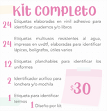 Etiquetas Escolares