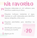 Etiquetas Escolares