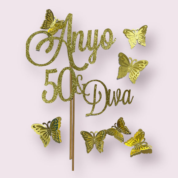 Cake Topper - 50 años