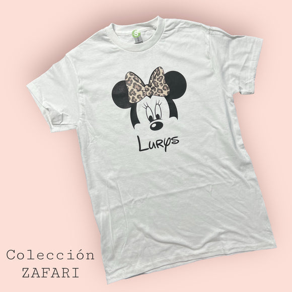 Camiseta - Minnie Safari