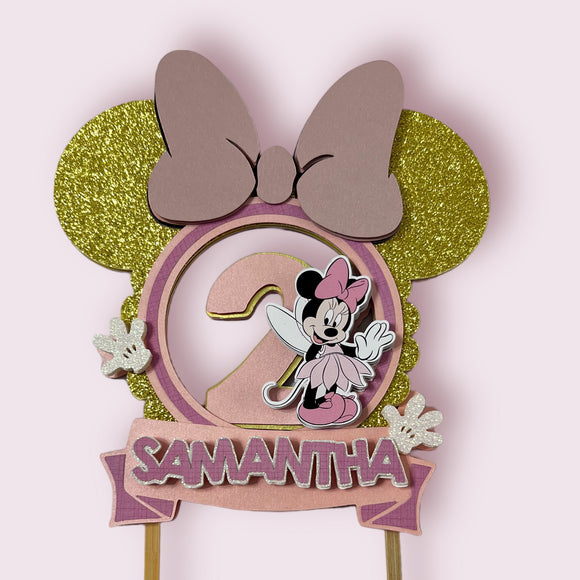Cake Topper - Minnie Mouse
