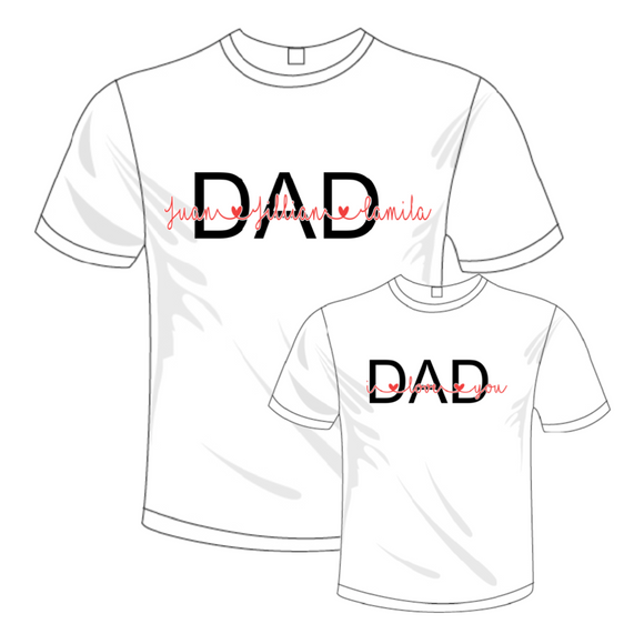 Camisetas a juego - Dad