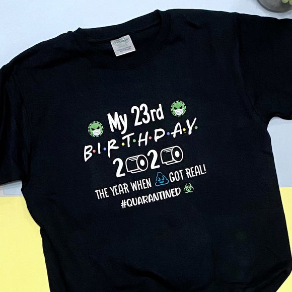 Camiseta - Cumpleaños en cuarentena