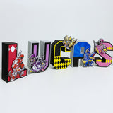 Letras 3D - Power Rangers