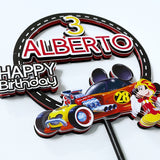 Cake Topper - Mickey Mouse sobre ruedas