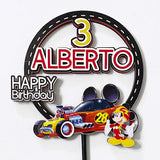 Cake Topper - Mickey Mouse sobre ruedas