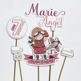 Cake Toppers - Baby Months "Mujeres Empoderadas"