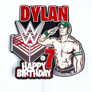 Cake Topper con Luz - WWE John Cena