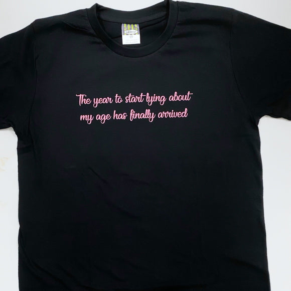 Camiseta - The year to start lying