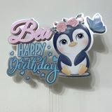 Cake Topper - Pinguinos