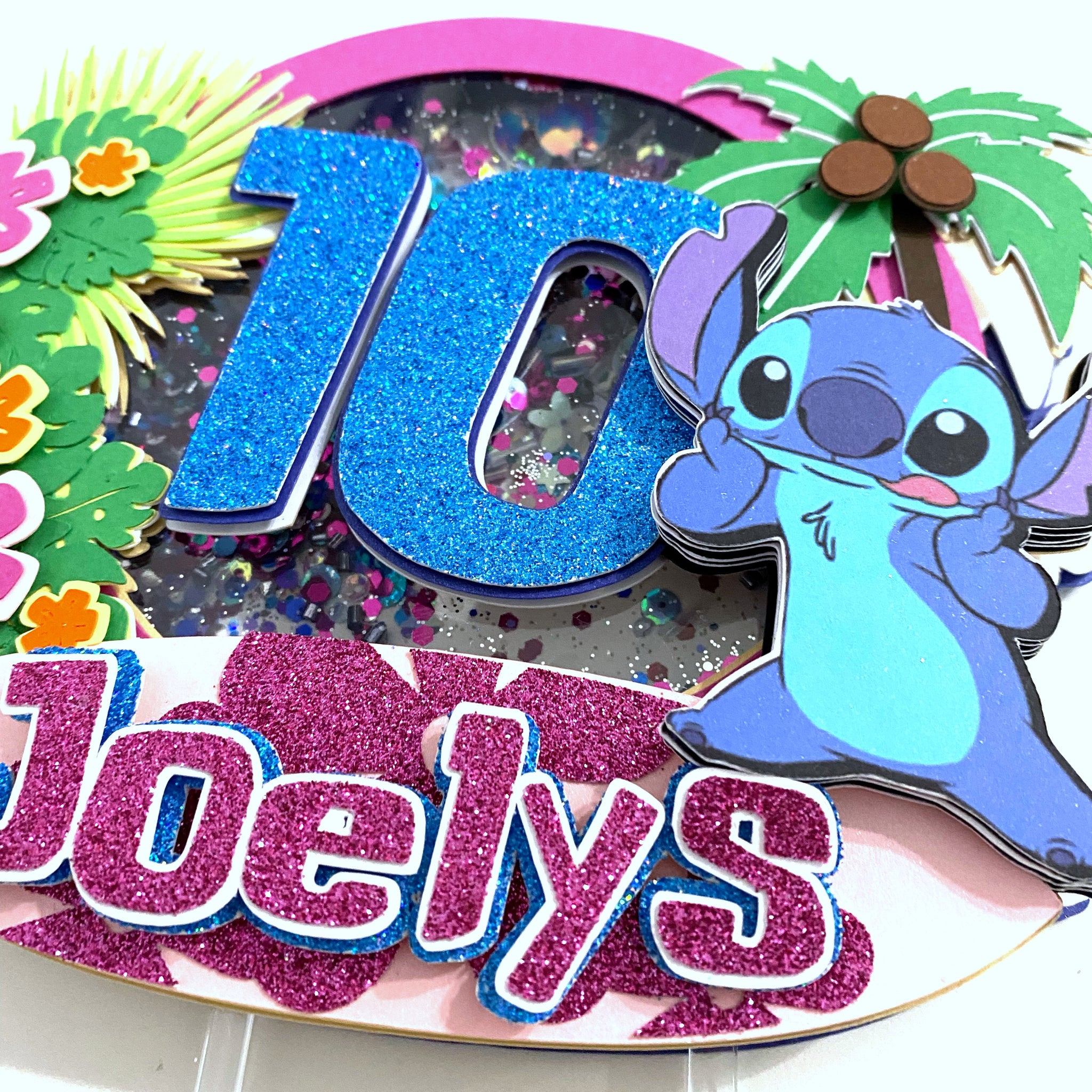 Lilo & Stitch shaker cake topper