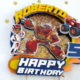 Cake Topper - Blaze Robot