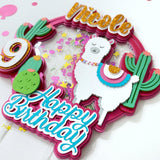 Cake Topper - Hola LLAMA!