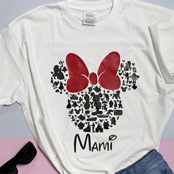 Camiseta - Minnie Mouse Mini siluetas de Disney