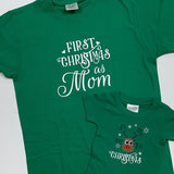 Camiseta - First Christmas as MOM