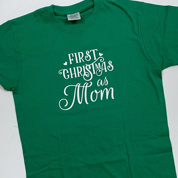 Camiseta - First Christmas as MOM